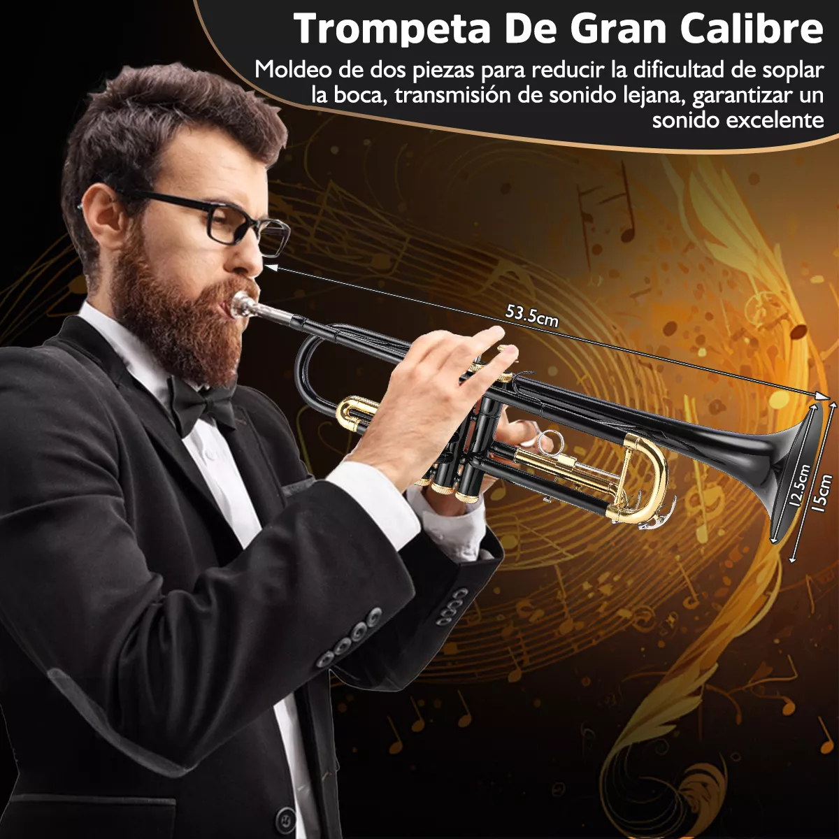 Trompeta Annizhty YQXH001 Negro