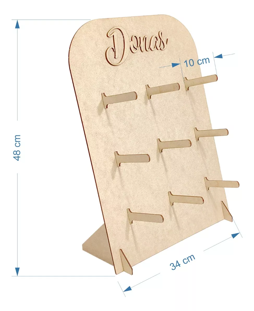 Kit Mesa De Dulces Candybar En Mdf Muebles Para Cupcakes P7