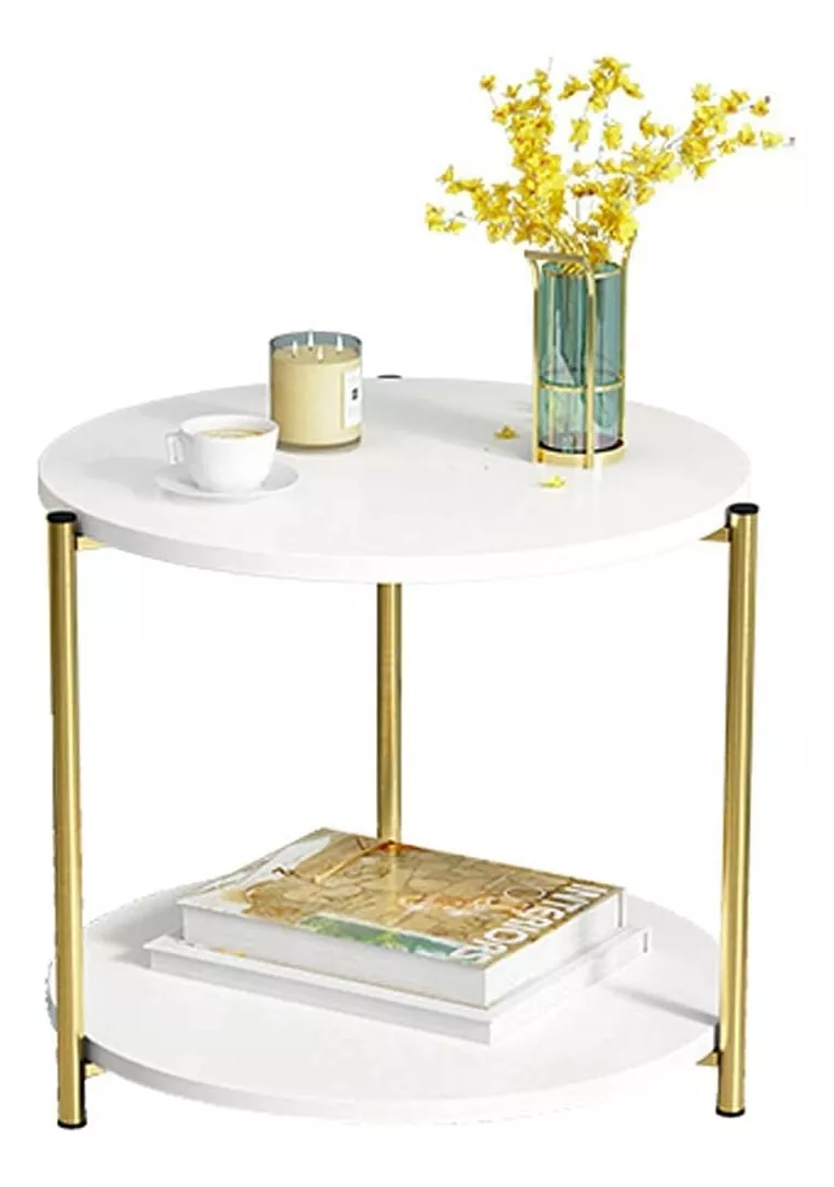 Mesa De Centro Moderna Con Superficie De Madera De Densidad