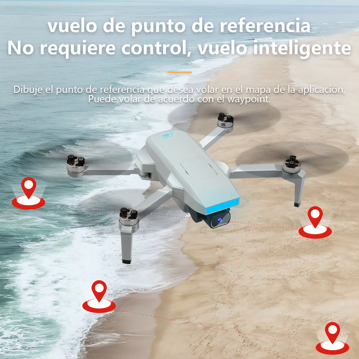 Mini drone Lian Eighty LF007 MAX con dual cámara 8K gris 6GHz 3 baterías