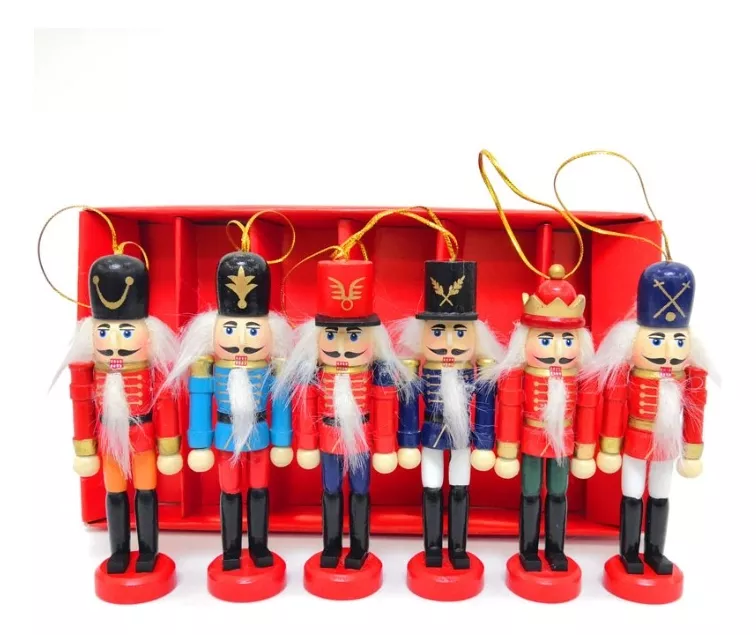 Adorno Para Árbol De Navidad Holy Kit 6 Cascanueces