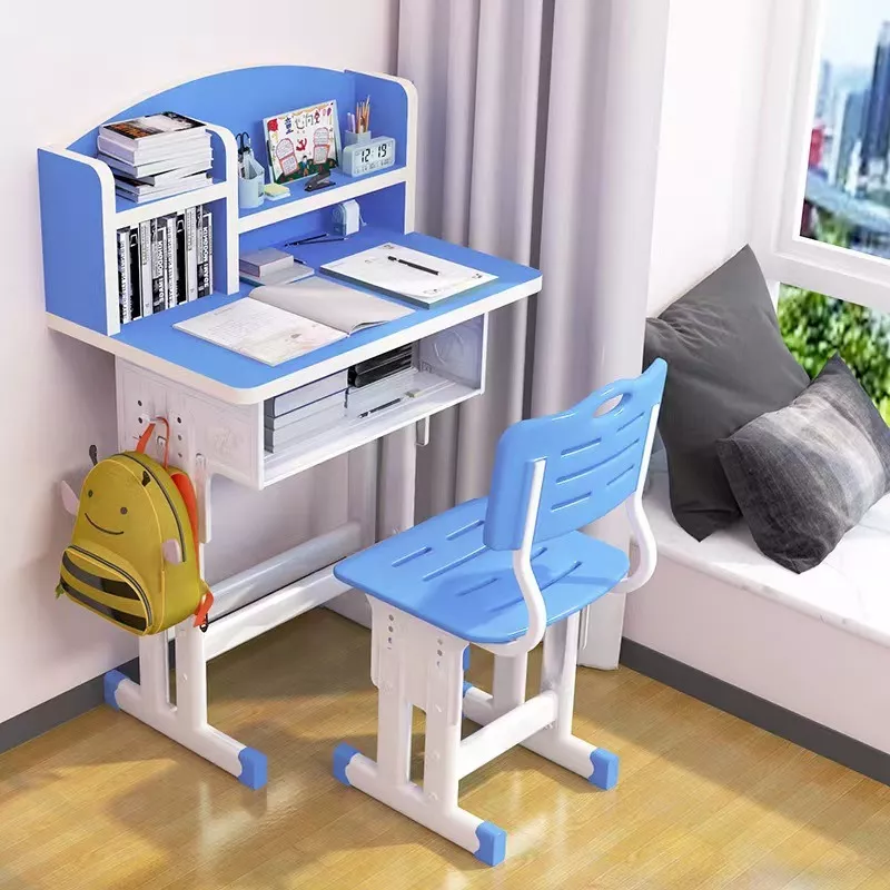 Pupitre Tipo Escritorio Ergonómico Para Niños Con Estantería