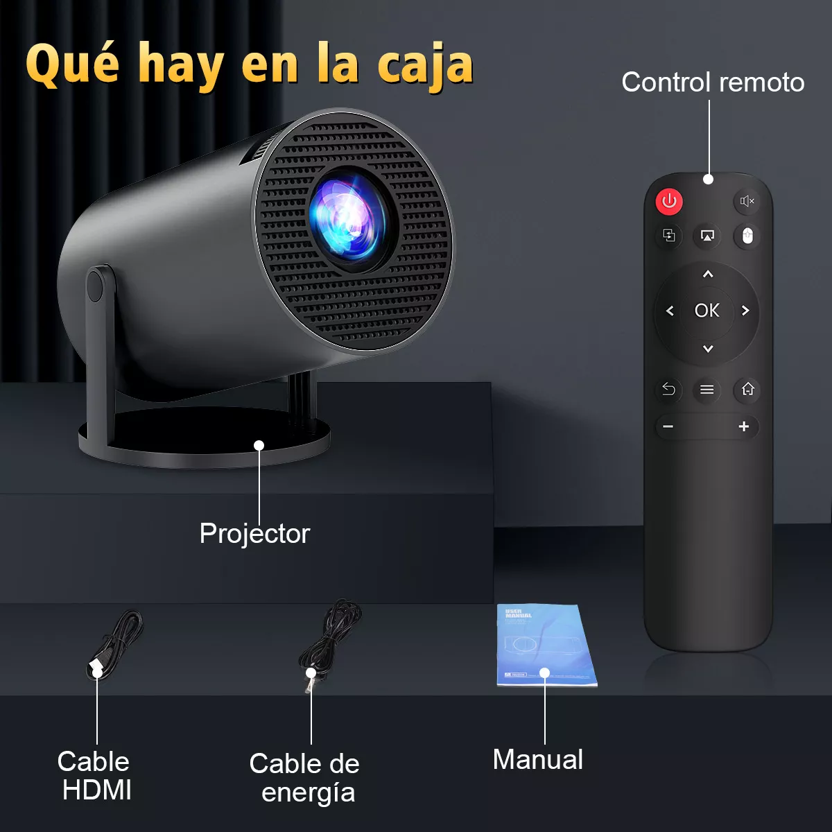 Proyector Profesional 4k Hd Android 11 Wifi6 1080p 8000 Lm