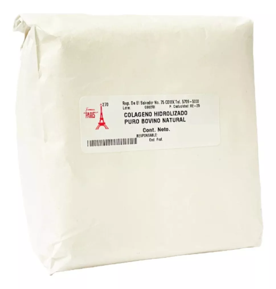 Colágeno Hidrolizado Puro Bovino 1kg Farmacia París