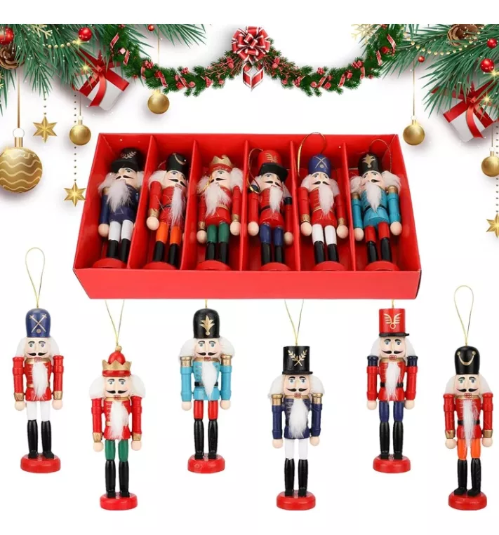 Adorno Para Árbol De Navidad Holy Kit 6 Cascanueces