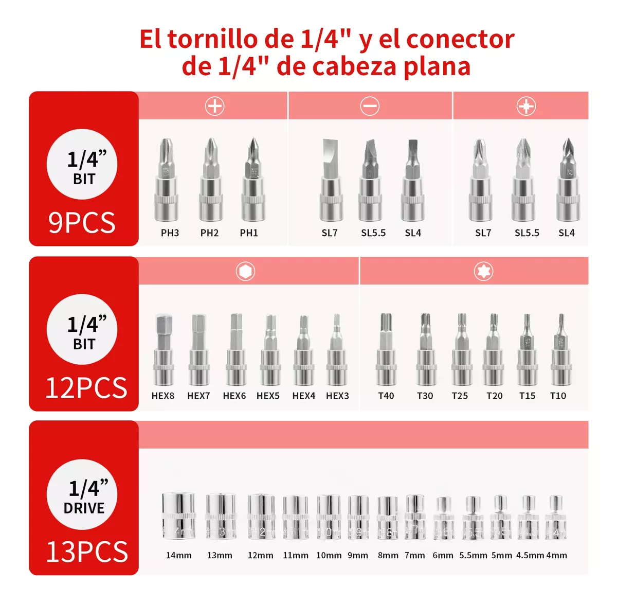 Kit Juego De Herramientas Manuales Mecanicas Mecanico Dados
