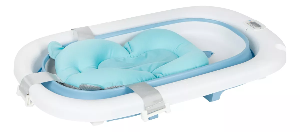 Tina Bañera De Baño Plegable Portátil Para Bebés Termómetro