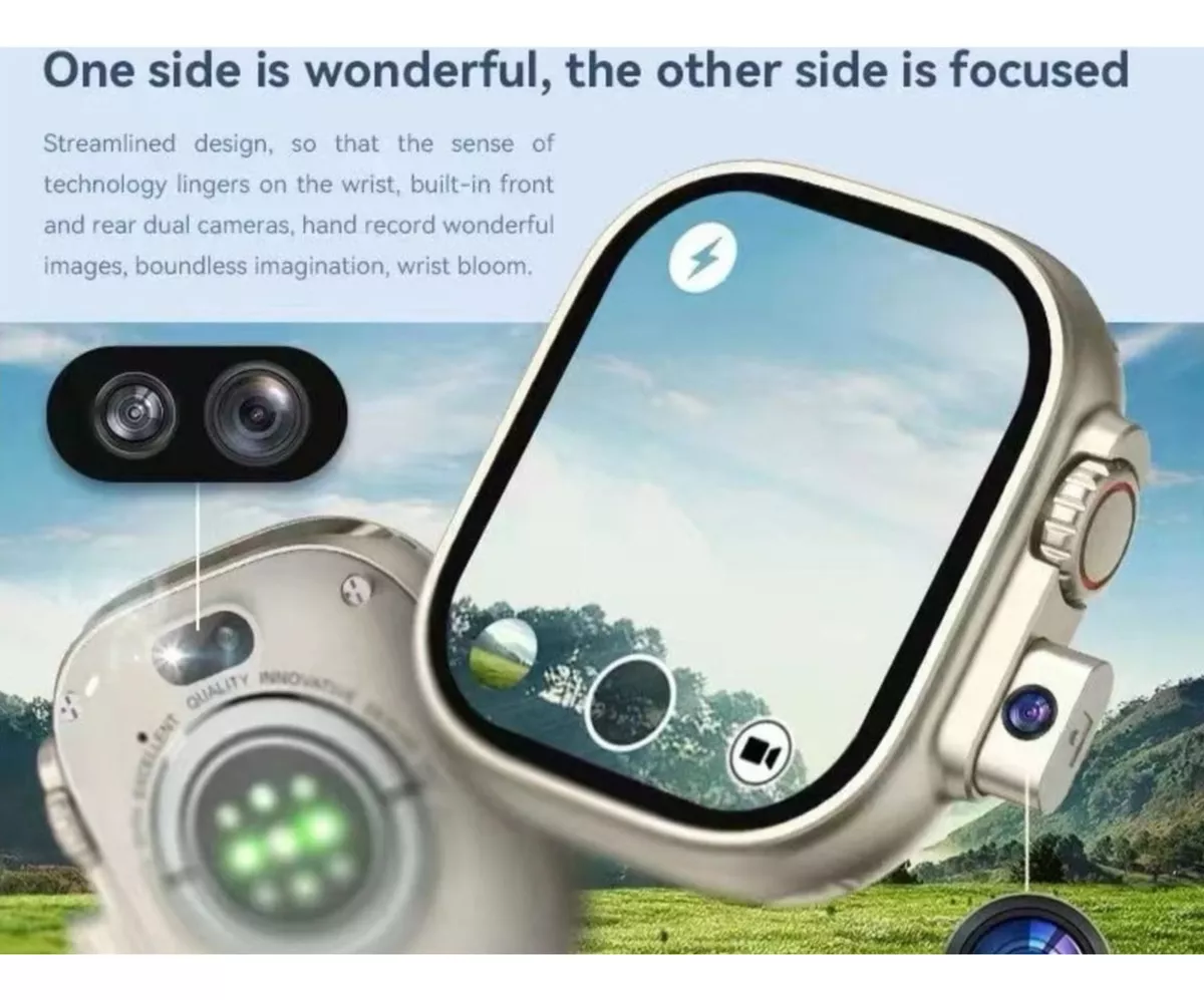 Smartwatch Ultra 4g, 5g Autempo 2024 Android Sim Apps Camara