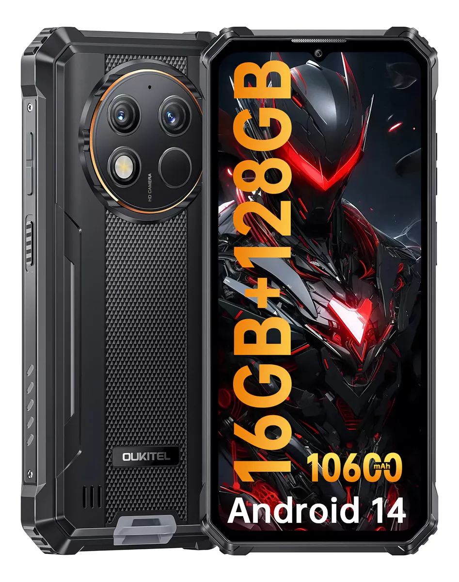 Smartphone Oukitel Wp28s 16gb(4+12) Ram 128g Rom 10600mah Android 14