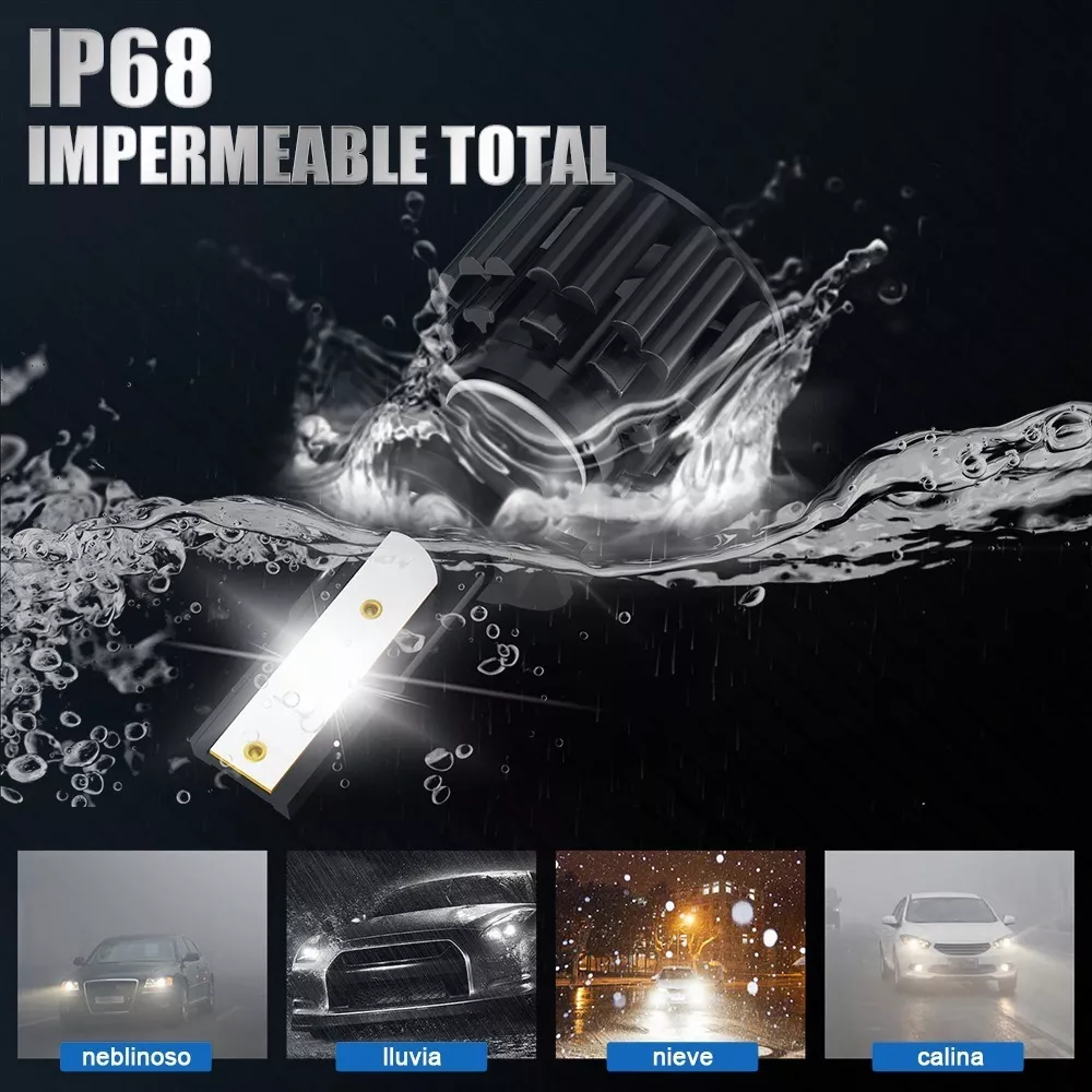 H4 H11 H7 9006 9005 Csp Auto Kit Faros De Led Luz 17000lm