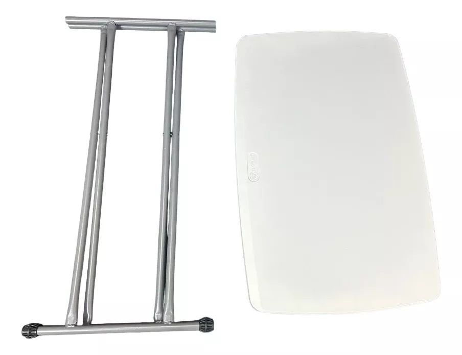 Mesa de exterior Otra Volta Plegable ajustable de plástico color blanco