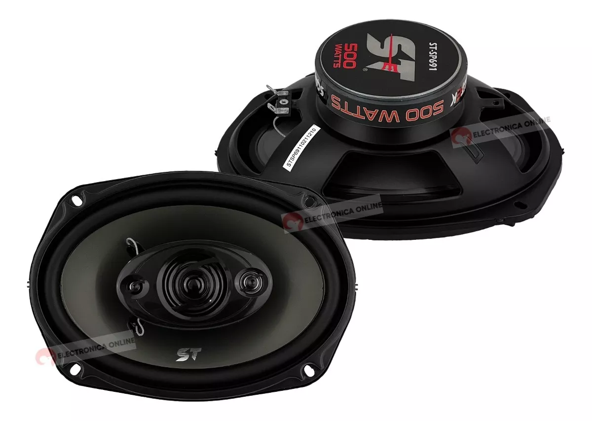 Paquete De 4 Bocinas Para Auto 6x9 Y 6.5 Scandaltek 850w