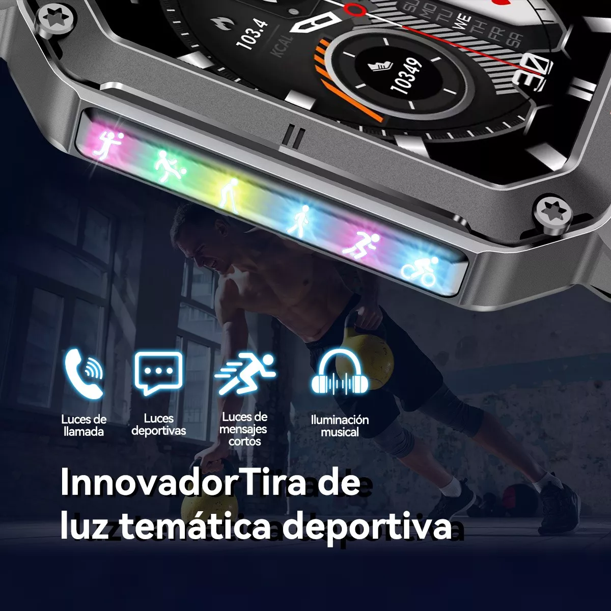 Reloj Smartwatch 1.91'' Reloj Inteligente Bluetooth Llamada