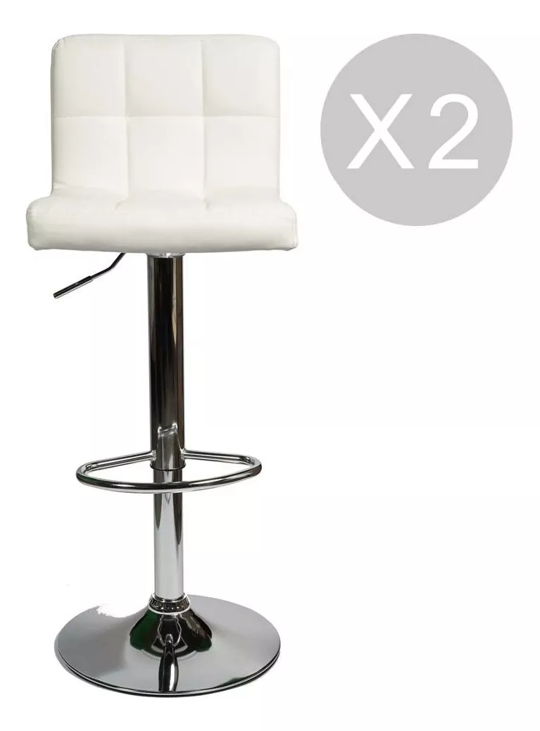 Banco De Cocina O Barra. Banco Alto Desayunador Set X2