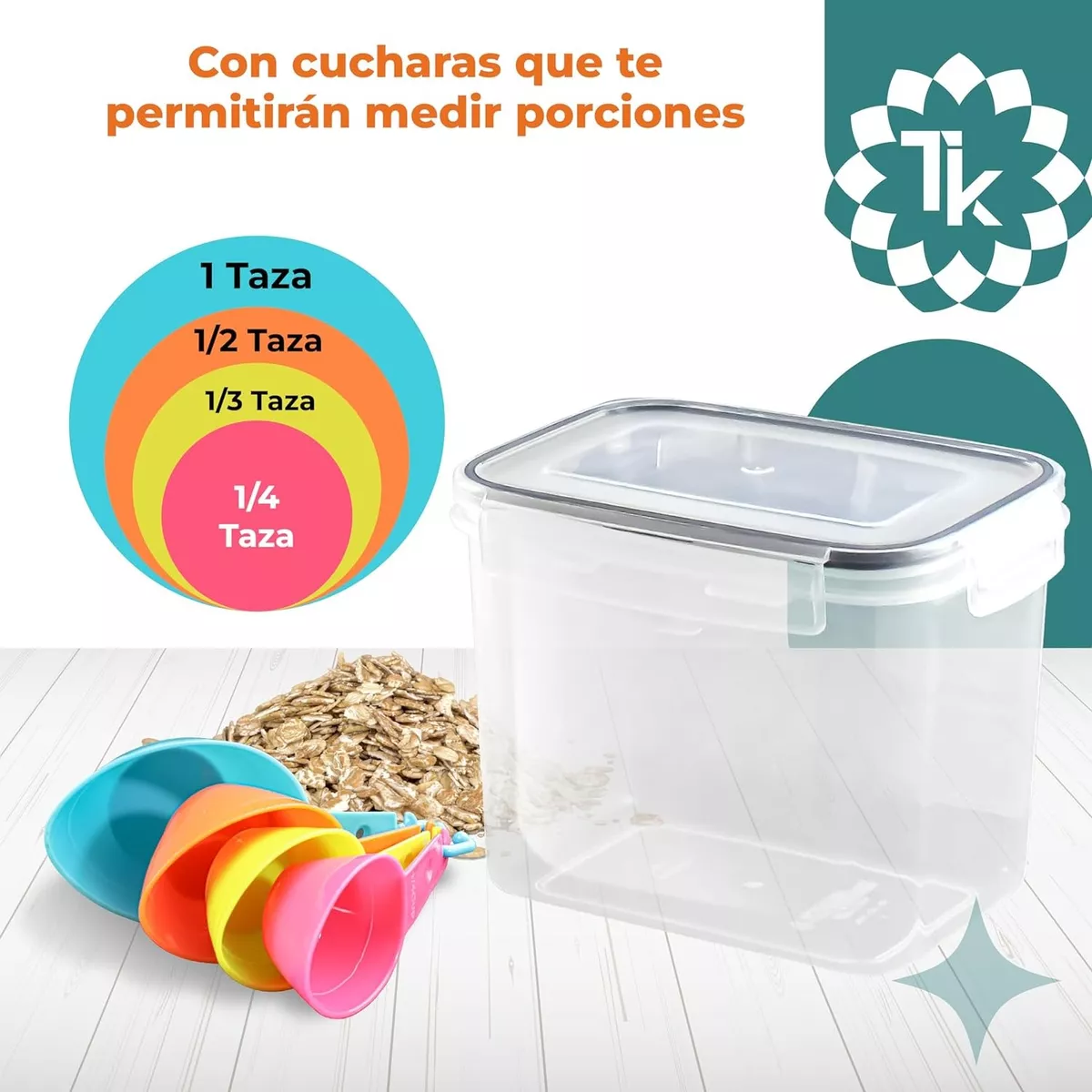 Contenedores Herméticos Alimentos Cocina Almacenar 30pzs