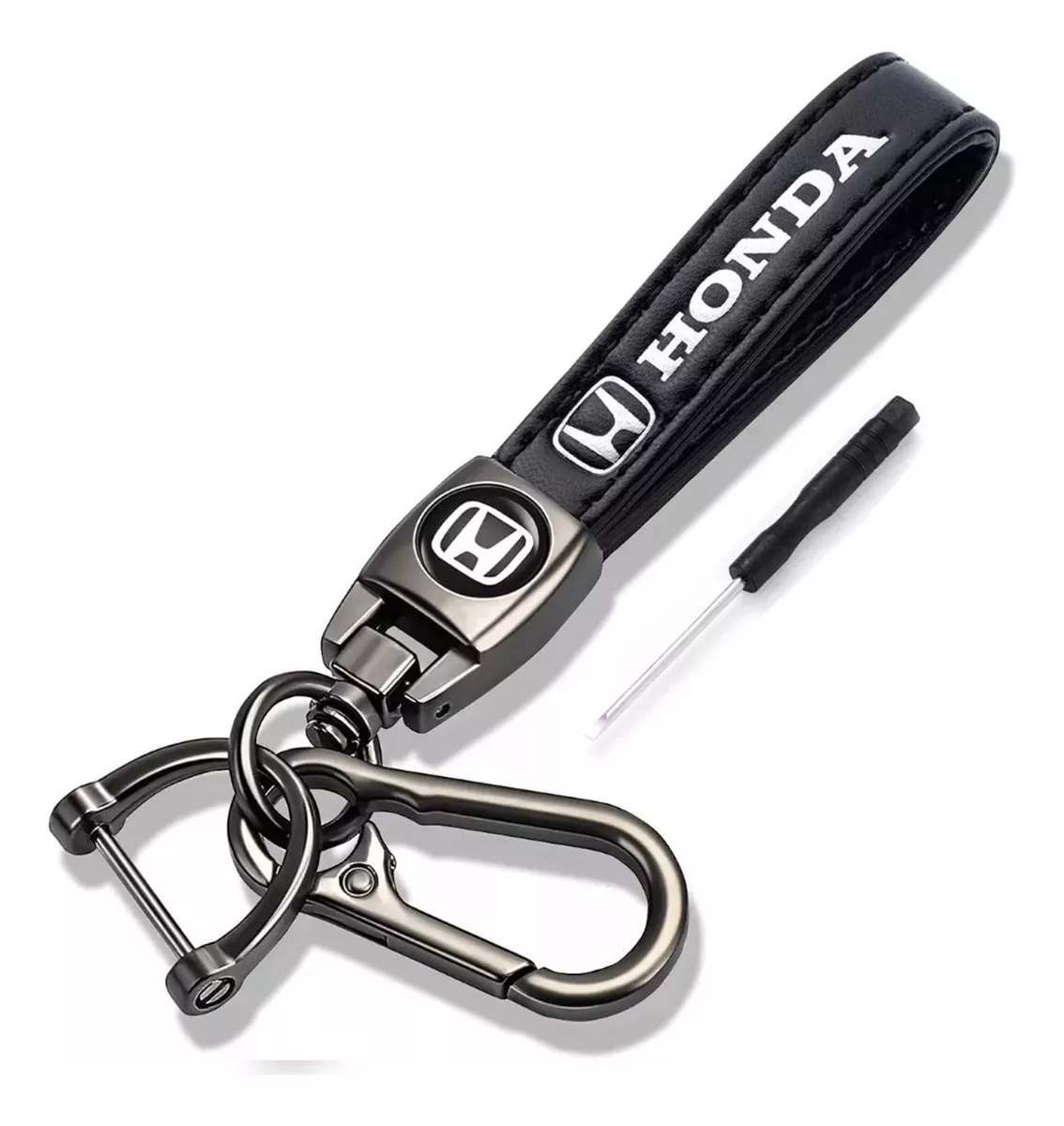 Llavero Para Autos Universal Logo De Llaveros De Cuero Negro