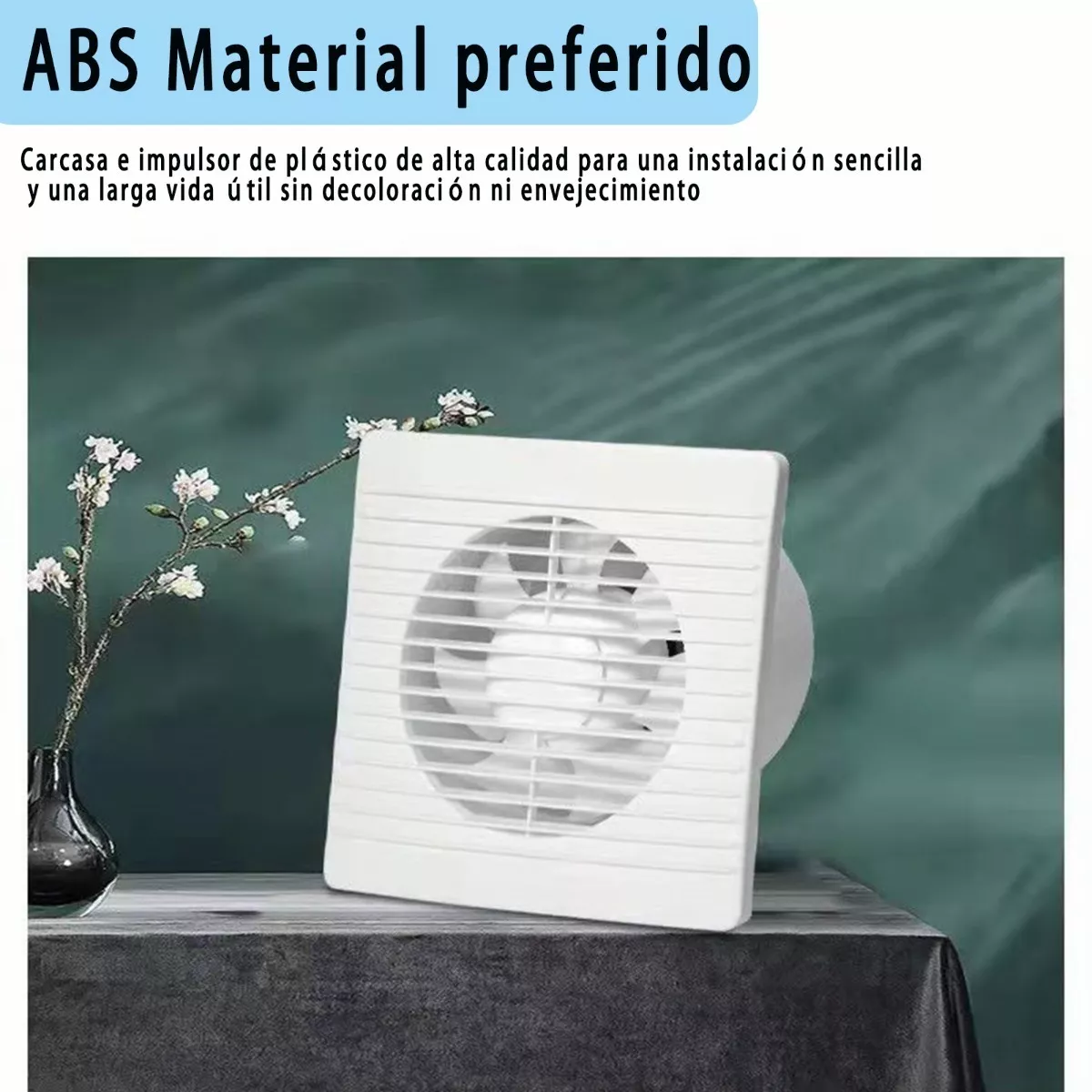 Ventilador Extractor De Aire Para Baño Cocina 6 Pulgadas