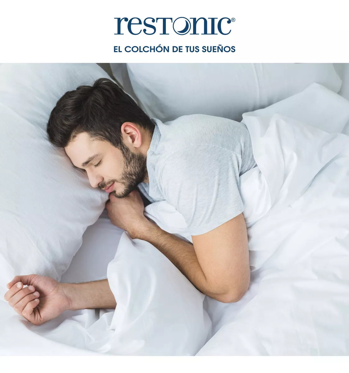 Colchón Individual Restonic Descanso Seguro Garantía 5 Años | Ortopédidco Tratamiento Antibacterial