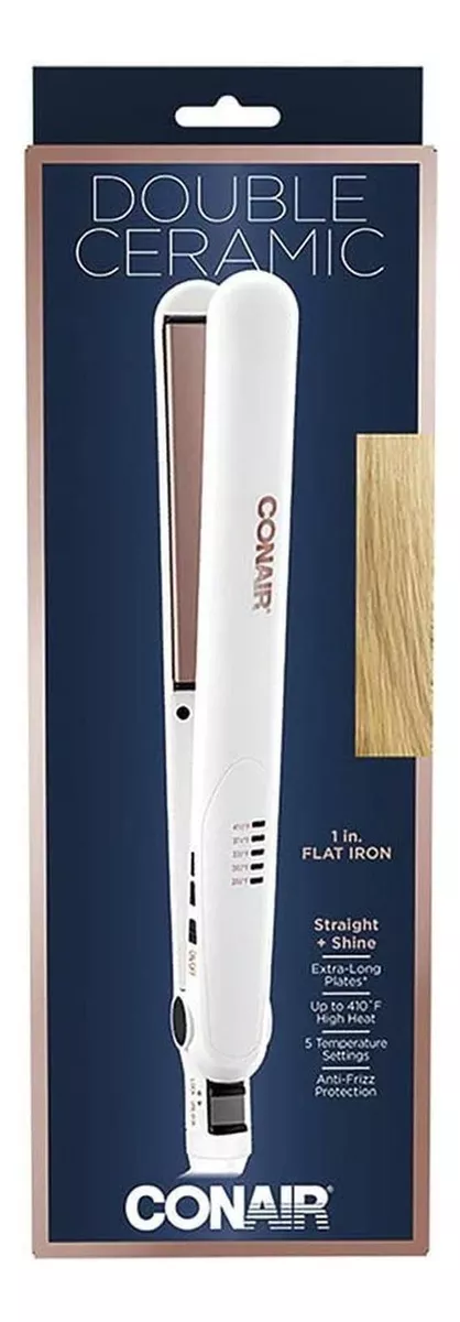 Alaciadora Plancha De Cabello Pelo Con Doble Cerámica Conair