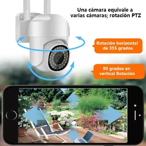 Cámara Espía Mvpsmart Q10 Hd 2mp Inalámbrica Ptz Foco