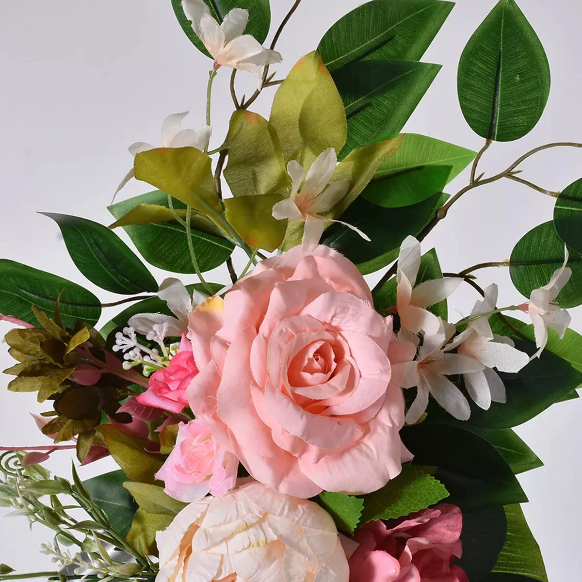 2 Piezas Boda Rústica Arco Flor Centro De Mesa Guirnalda