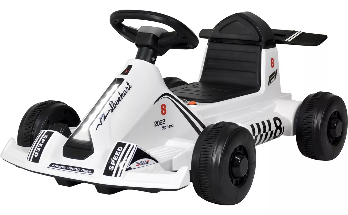 Go Kart Eléctrico 12v F1 Niño Música Mp3 Usb Luz Color Rojo