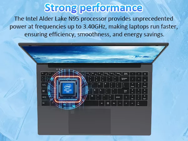 Auusda 15.6 Laptop 16gb Ram 512gb Ssd Intel N95 Win11 Pro