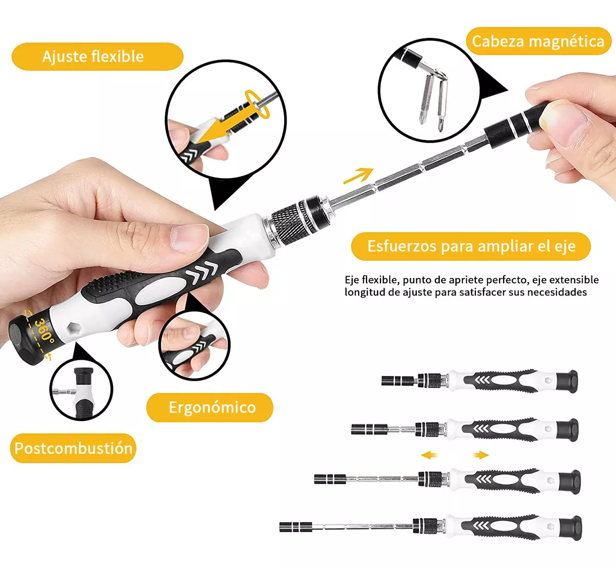 Kit De Desarmadores Y Herramientas De Precisión 115 En 1 RexQualis