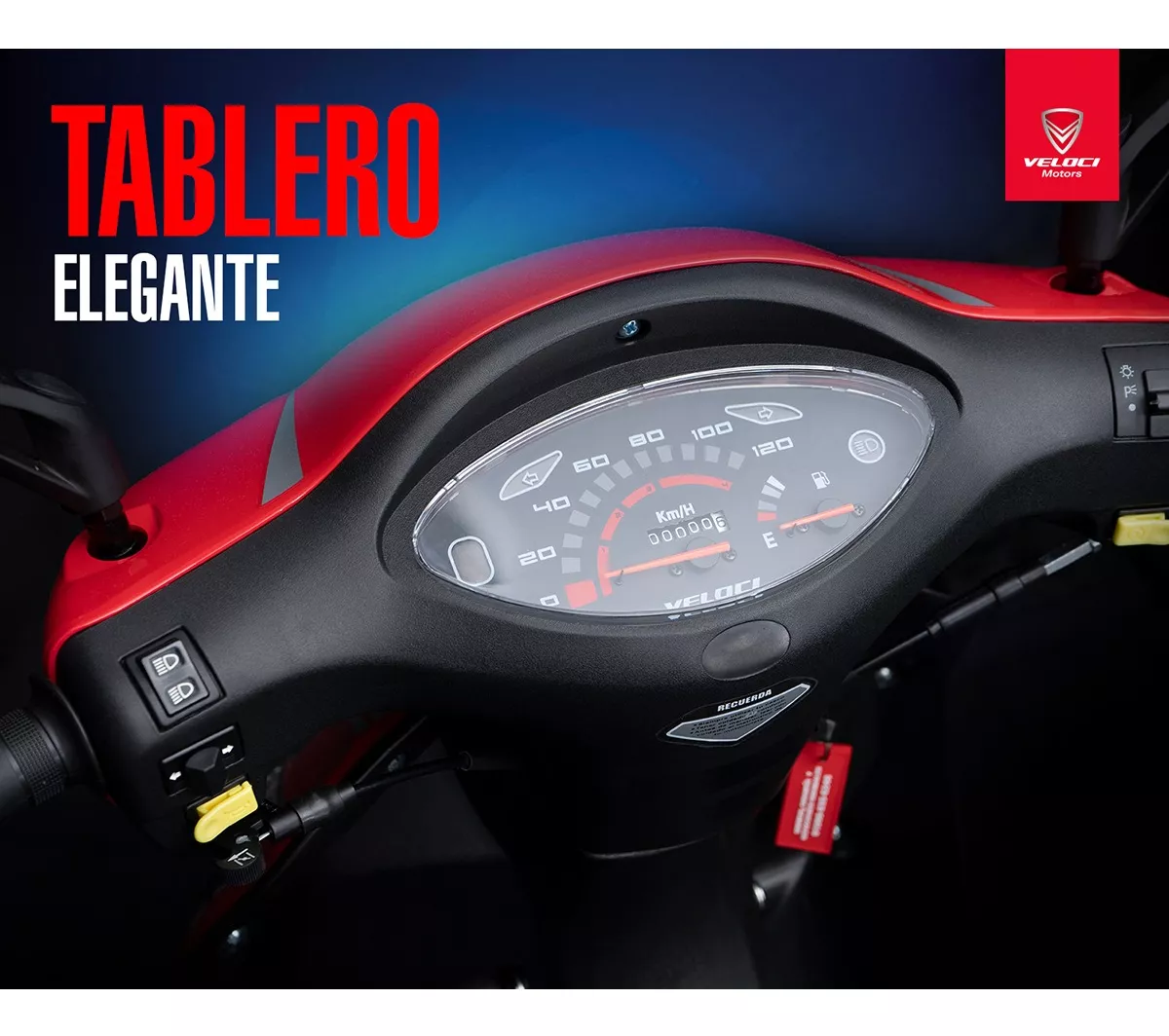 Motocicleta Veloci Draxter Rx Sport 125 Cc Rojo 2024