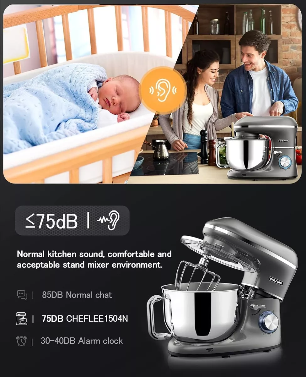 6 Velocidades, Batidora De Pedestal Eléctrico 120v-60hz 660w