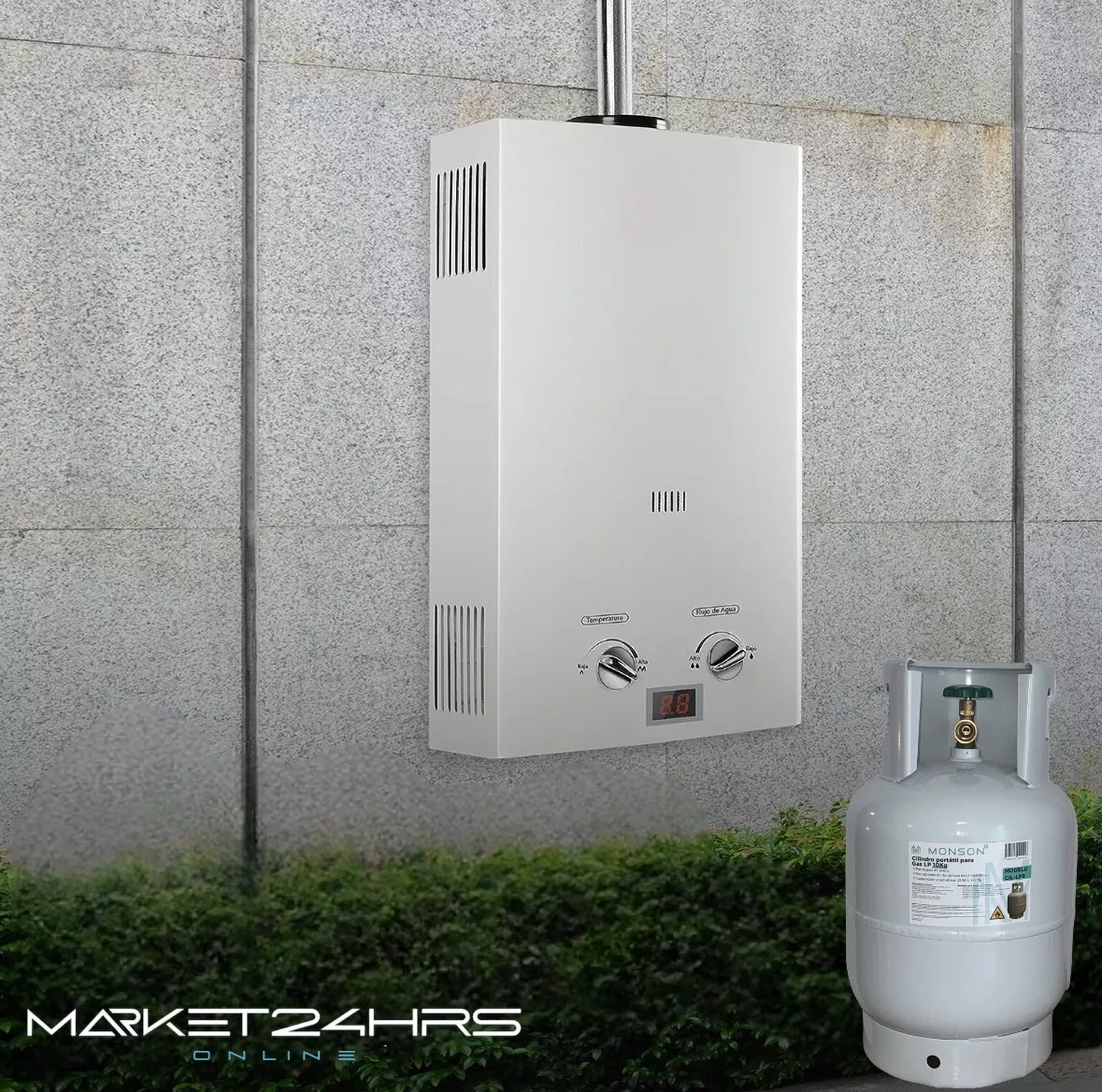 Tanque De Gas Lp De 10 Kgs Portatil Cilindro Válvula Qcc Ame