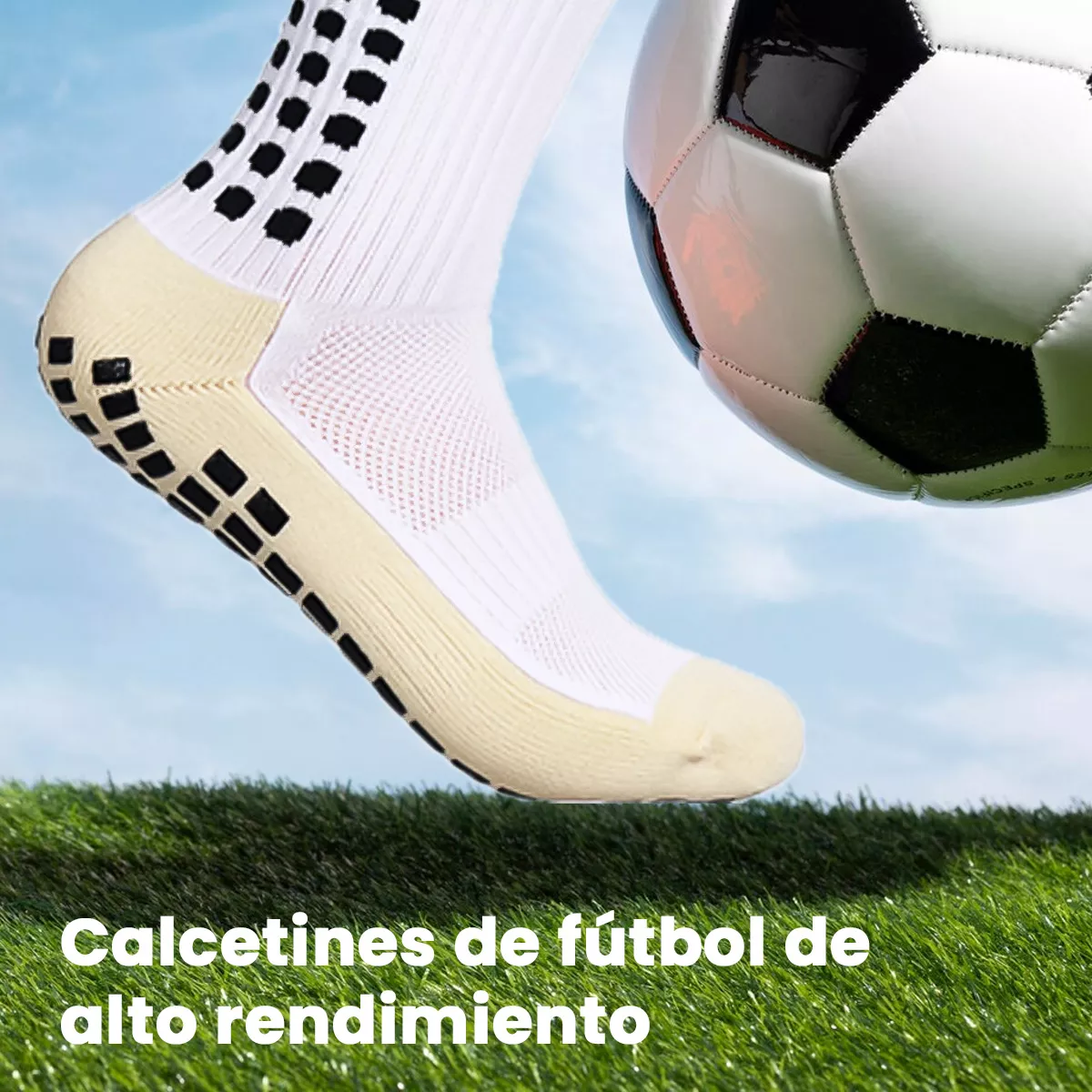 6par Calceta Antiderrapantes Y Medias Recortadas Para Futbol