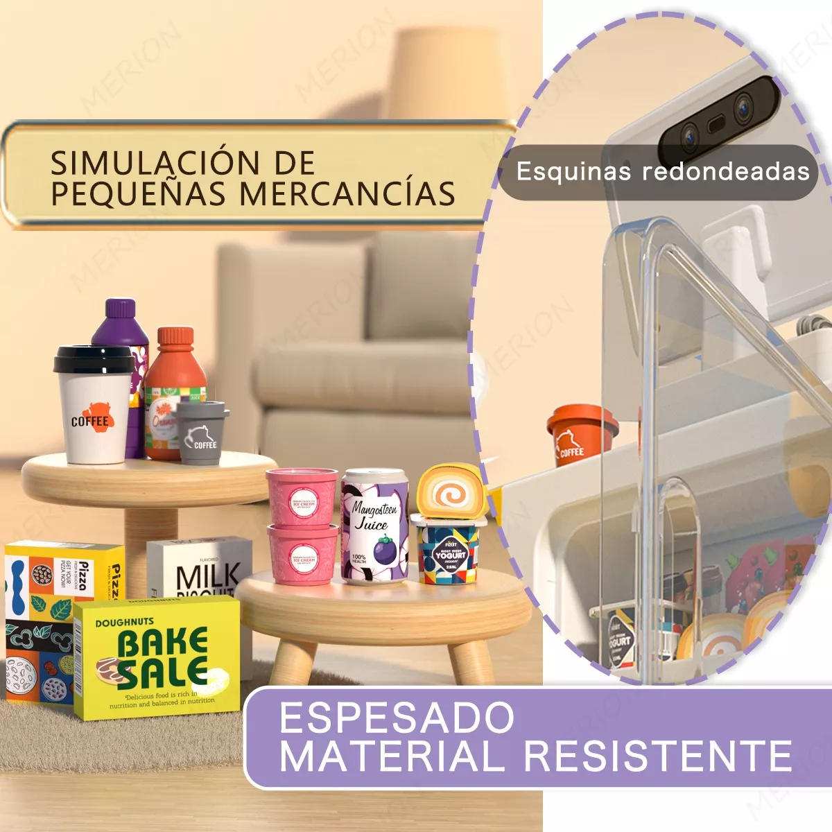 Caja Registradora Y Cafetera Juguete Infantil Para Niño