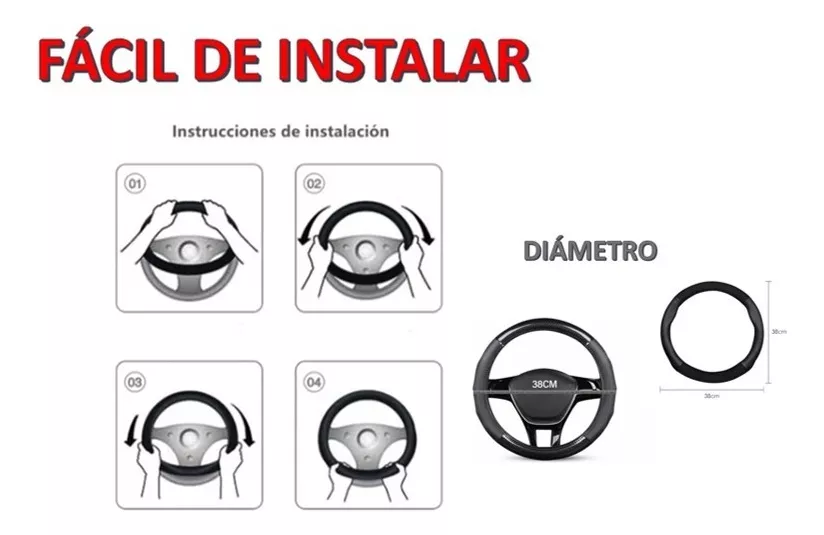 Cubrevolante Y Hombreras Sparco Negro Antiderrapante Cuero