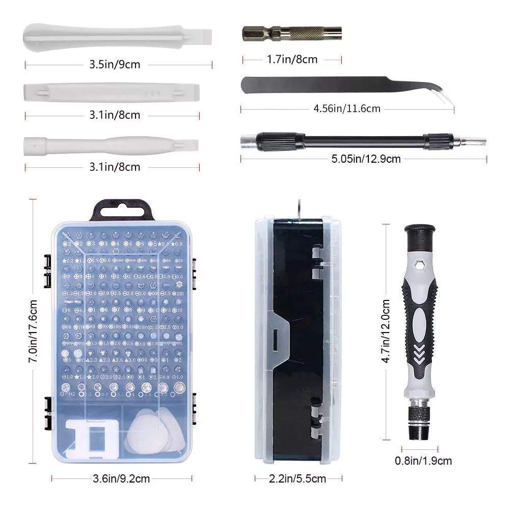 Kit De Desarmadores Y Herramientas De Precisión 115 En 1 RexQualis