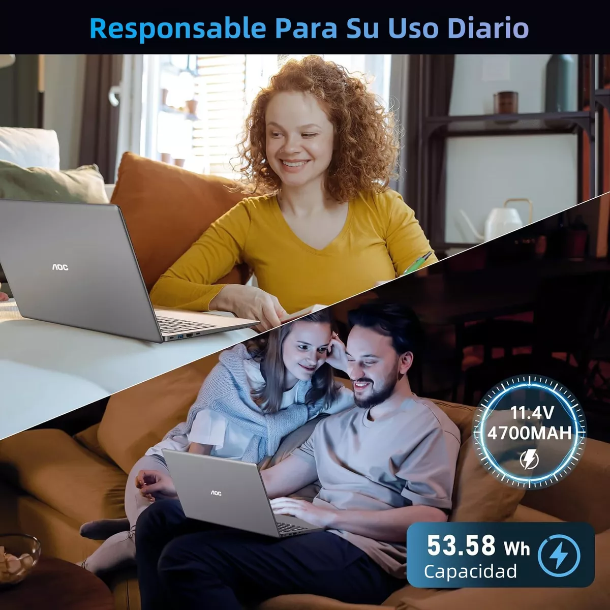 Aoc Laptop Games Amd Ryzen 7 5825u 16gb Ram 512gb Ssd 16.1''