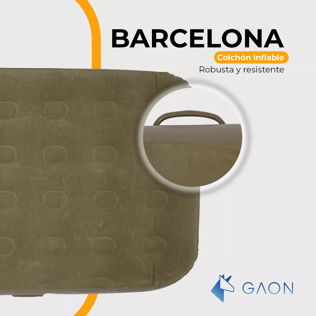 Colchon Inflable Individual Cama De Aire Portatil Camping