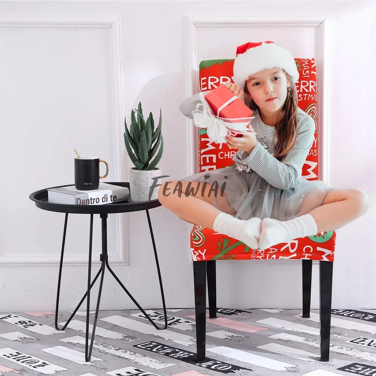 4 Pzs Fundas Para Sillas De Comedor De Navidad Navideños