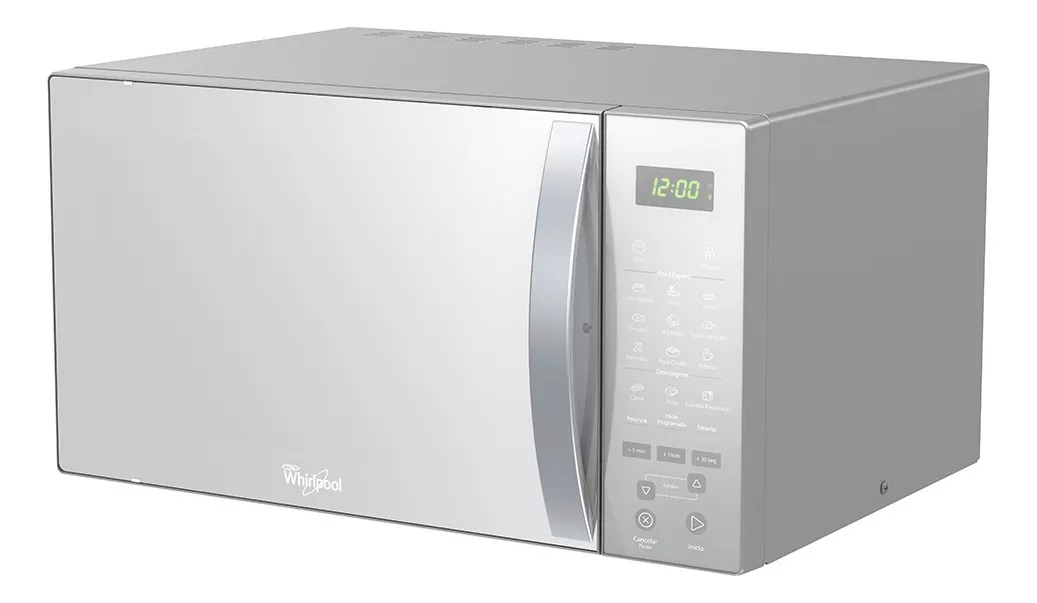 Horno De Microondas Whirlpool WM1514D Gris Acero 1.4 Ft³ 39l 120v Electrico De Mesa Estante Plato