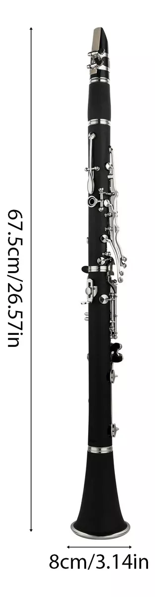 Clarinete Binocular Clarinet Abs Bb Con Limpieza De 10 Lengü