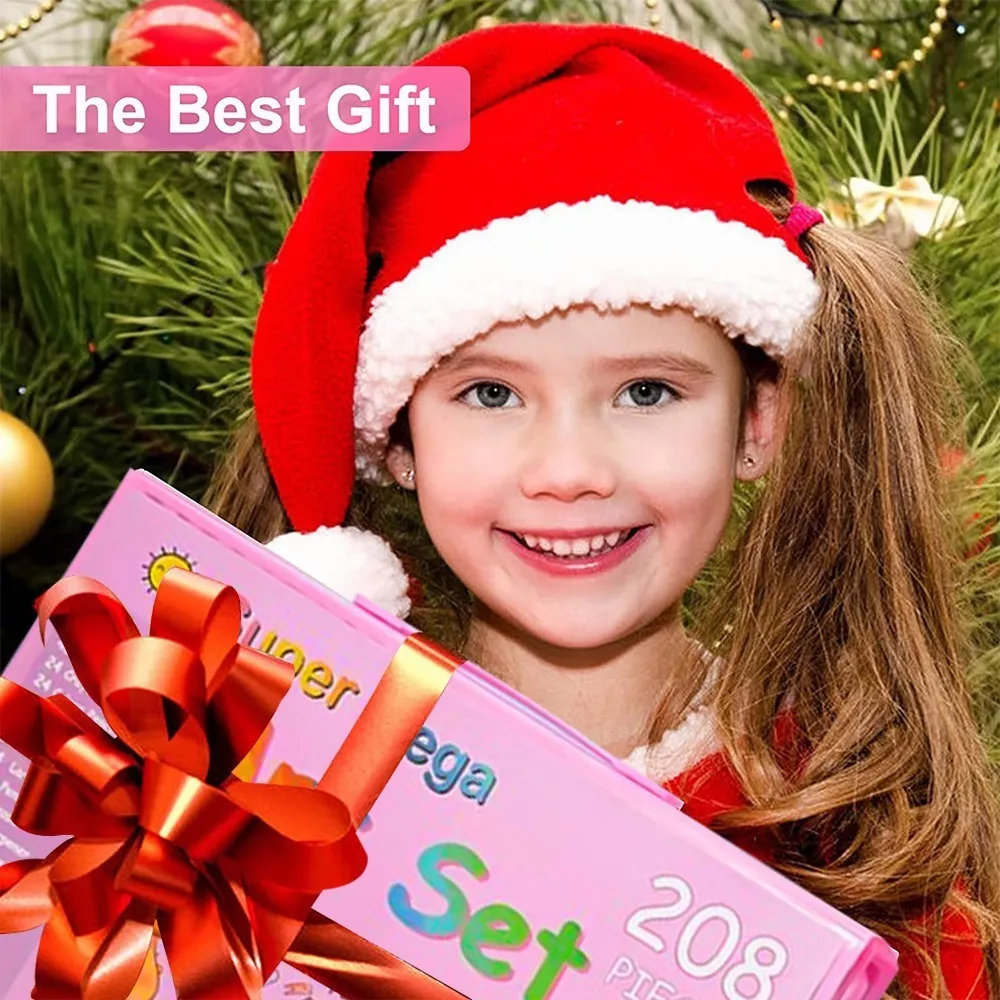 208kit Acuarela Pluma Lápices Niños Kit De Dibujo Y Pinturas