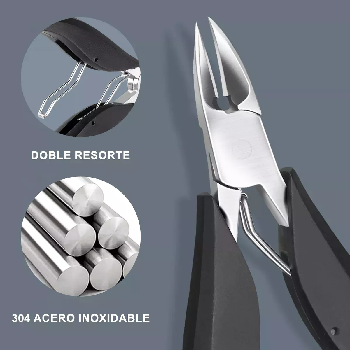 ICHIDO 13 Piezas Pedicure Set De Manicure Profesional Cortar Uñas Encarnadas.