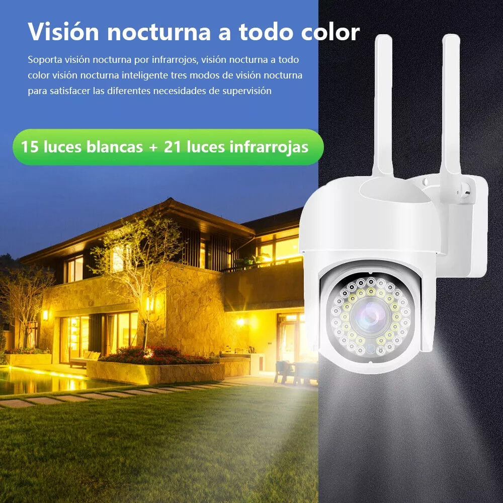 Cámara Espía Mvpsmart Q10 Hd 2mp Inalámbrica Ptz Foco