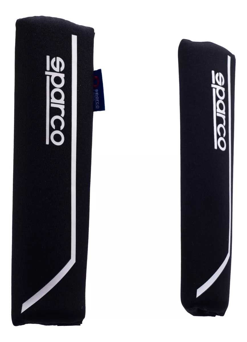 Cubrevolante Y Hombreras Sparco Negro Antiderrapante Cuero