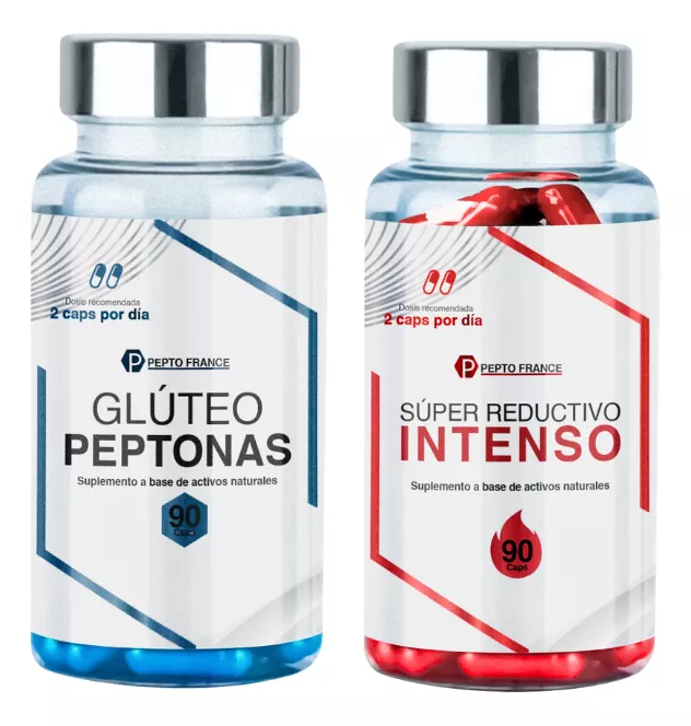 Kit Suplementos Glúteo Peptona + Reductivo Intenso 90cáps