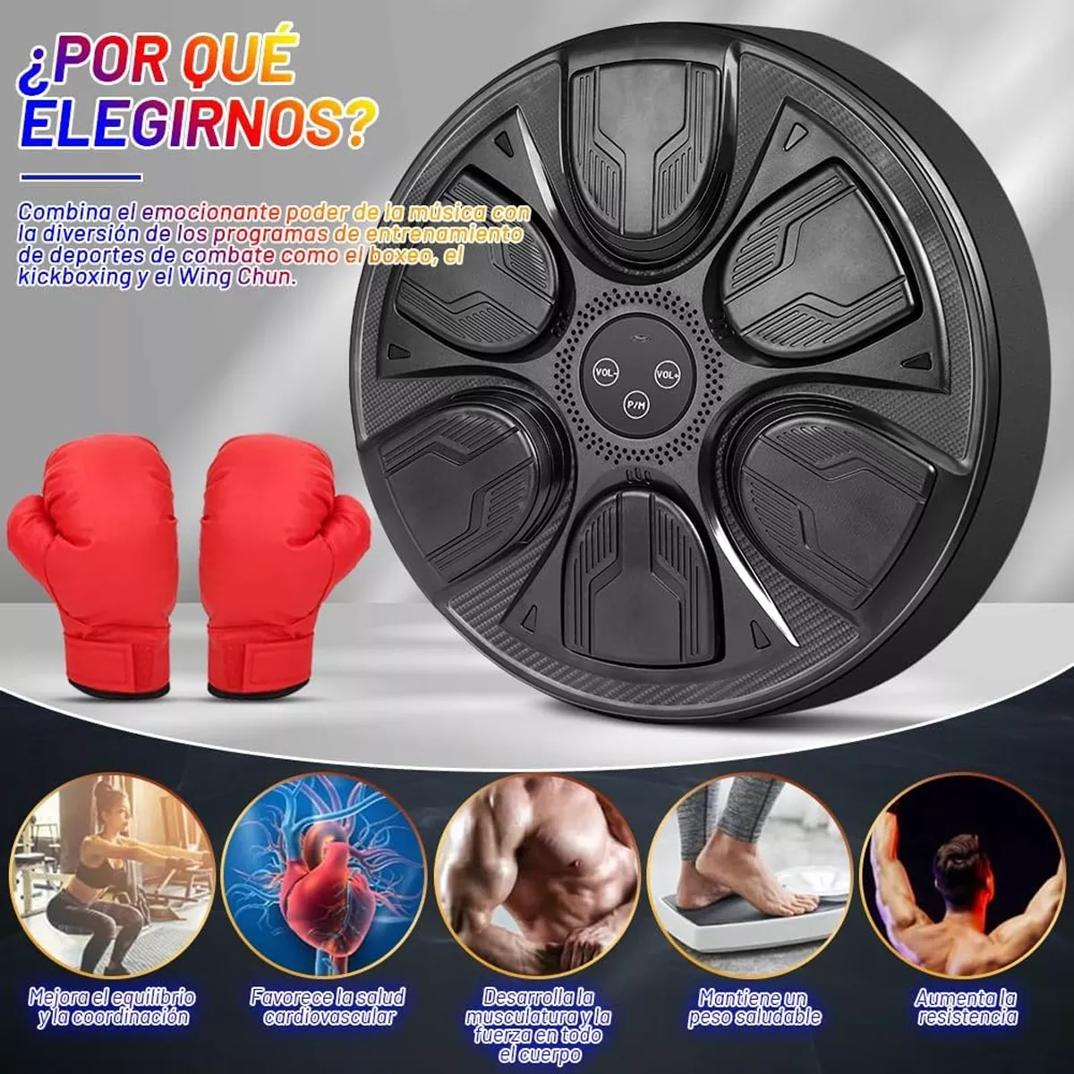 Artes Marciales Y Boxeo Máquina De Boxeo Colgante Bluetooth