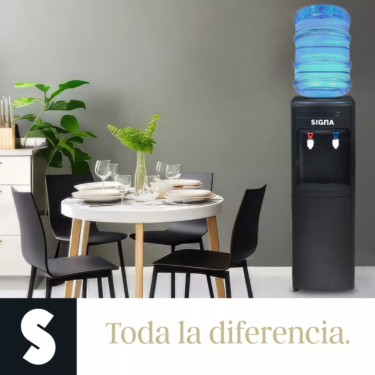 Dispensador De Agua Fría Caliente Eléctrico Garrafón 20lt