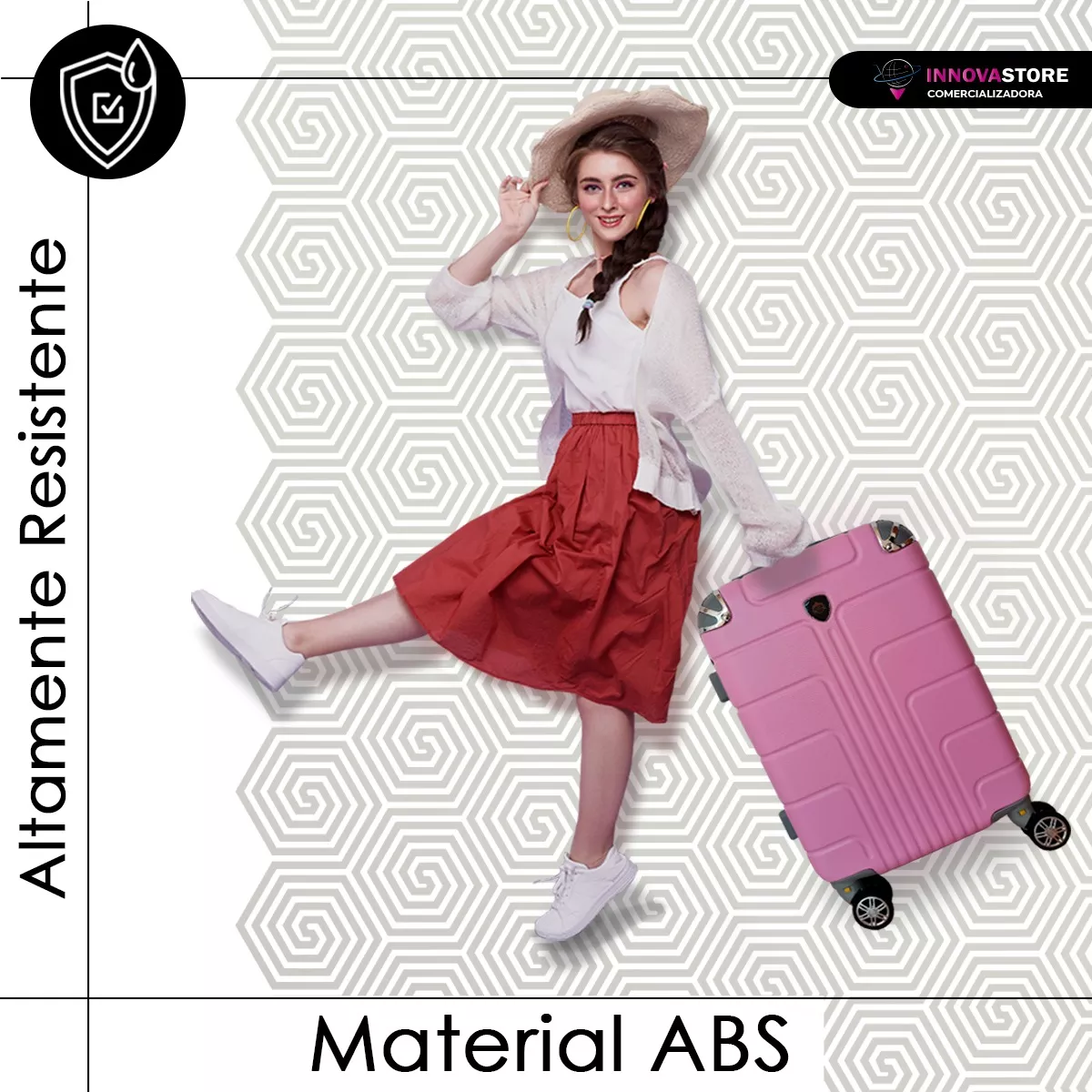 Kit Viaje Maletas Avión 2pz 10kilos Ruedas 360 Set 20+20 Pul