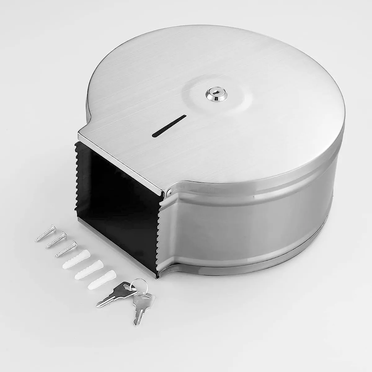 Dispensador De Papel Porta Rollo De Bobina Inoxidable