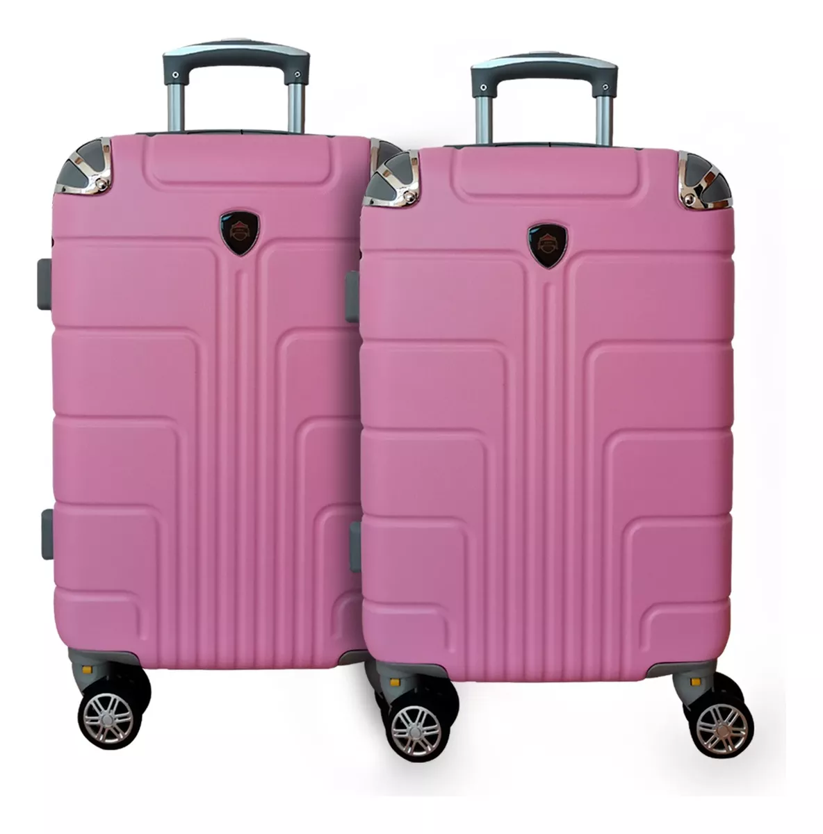 Kit Viaje Maletas Avión 2pz 10kilos Ruedas 360 Set 20+20 Pul